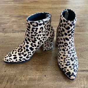 NEW Steve Madden Jillian Leopard Bootie; Size 5